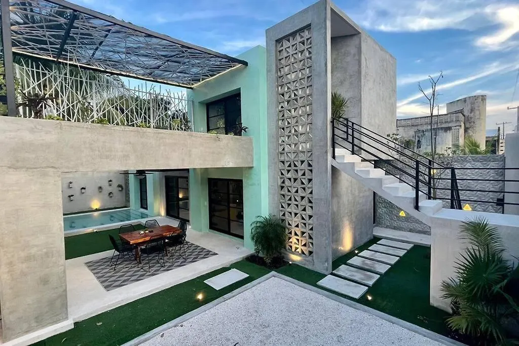 Full 2 Story Jade House Villa Cozumel